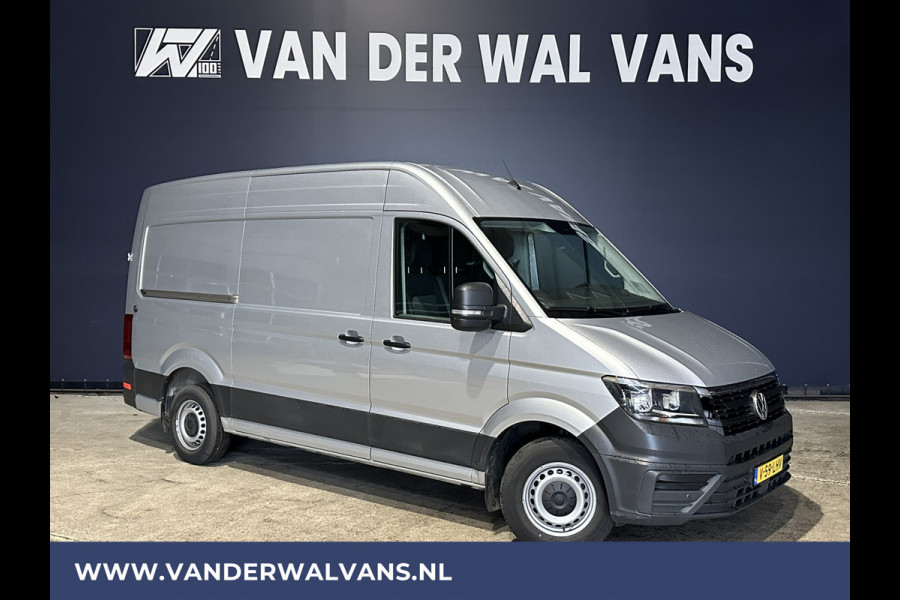 Volkswagen Crafter 2.0 TDI 141pk L3H3 L2H2 Euro6 Airco | Camera | Apple Carplay | Android Auto Cruisecontrol, Chauffeursstoel, Parkeersensoren, Bijrijdersbank, zilver