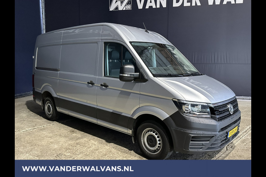 Volkswagen Crafter 2.0 TDI 141pk L3H3 L2H2 Euro6 Airco | Camera | Apple Carplay | Android Auto Cruisecontrol, Chauffeursstoel, Parkeersensoren, Bijrijdersbank, zilver