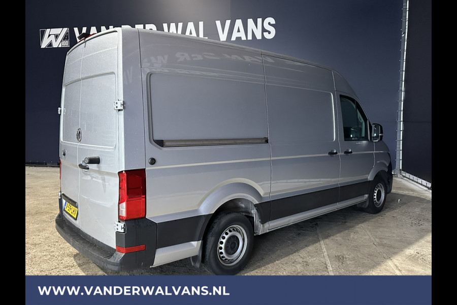 Volkswagen Crafter 2.0 TDI 141pk L3H3 L2H2 Euro6 Airco | Camera | Apple Carplay | Android Auto Cruisecontrol, Chauffeursstoel, Parkeersensoren, Bijrijdersbank, zilver