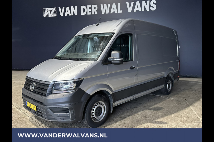 Volkswagen Crafter 2.0 TDI 141pk L3H3 L2H2 Euro6 Airco | Camera | Apple Carplay | Android Auto Cruisecontrol, Chauffeursstoel, Parkeersensoren, Bijrijdersbank, zilver