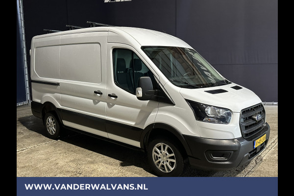 Ford Transit 2.0 TDCI L2H2 Euro6 Airco | 2450kg Trekhaak | LM velgen | Verwarmde voorruit Dakdragers, Bijrijdersbank