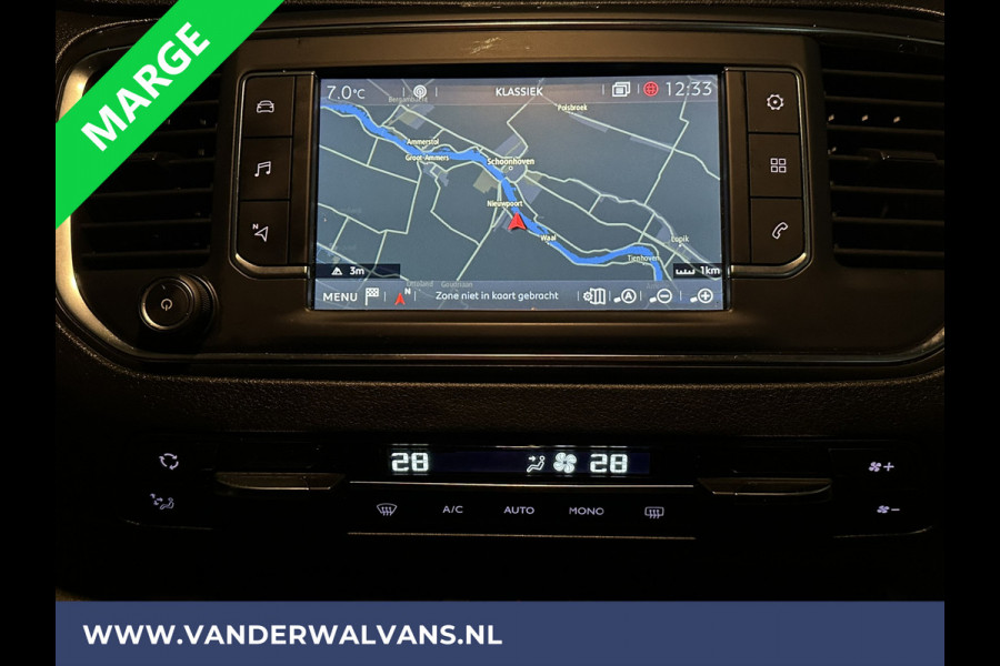 Citroën Jumpy 2.0 BlueHDI **MARGE, GEEN BTW** 123pk L3H1 XL Dubbele cabine Euro6 Airco | 2500kg Trekhaak Navigatie, Cruisecontrol, Apple Carplay, Parkeersensoren, 5-Zits