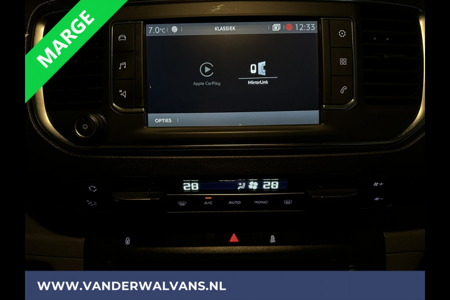 Citroën Jumpy 2.0 BlueHDI **MARGE, GEEN BTW** 123pk L3H1 XL Dubbele cabine Euro6 Airco | 2500kg Trekhaak Navigatie, Cruisecontrol, Apple Carplay, Parkeersensoren, 5-Zits