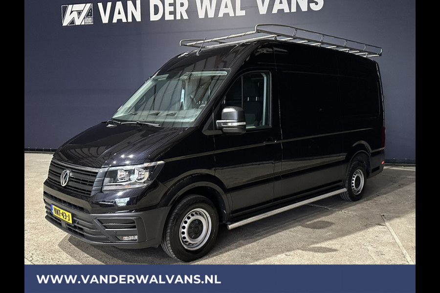 Volkswagen Crafter 2.0 TDI L3H3 L2H2 Euro6 Airco | Imperiaal | Cruisecontrol | Trekhaak Parkeersensoren, Sidebars, Bijrijdersbank, trap