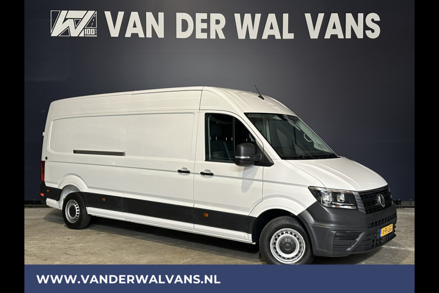 Volkswagen Crafter 2.0 TDI 140 pk L4H3 L3H2 Euro6 Airco | 2x zijdeur | Camera | Apple Carplay | Android Auto Parkeersensoren, Bijrijdersbank
