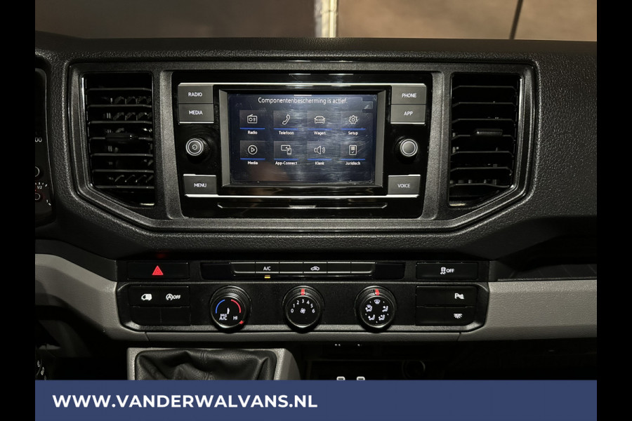 Volkswagen Crafter 2.0 TDI 140 pk L4H3 L3H2 Euro6 Airco | 2x zijdeur | Camera | Apple Carplay | Android Auto Parkeersensoren, Bijrijdersbank