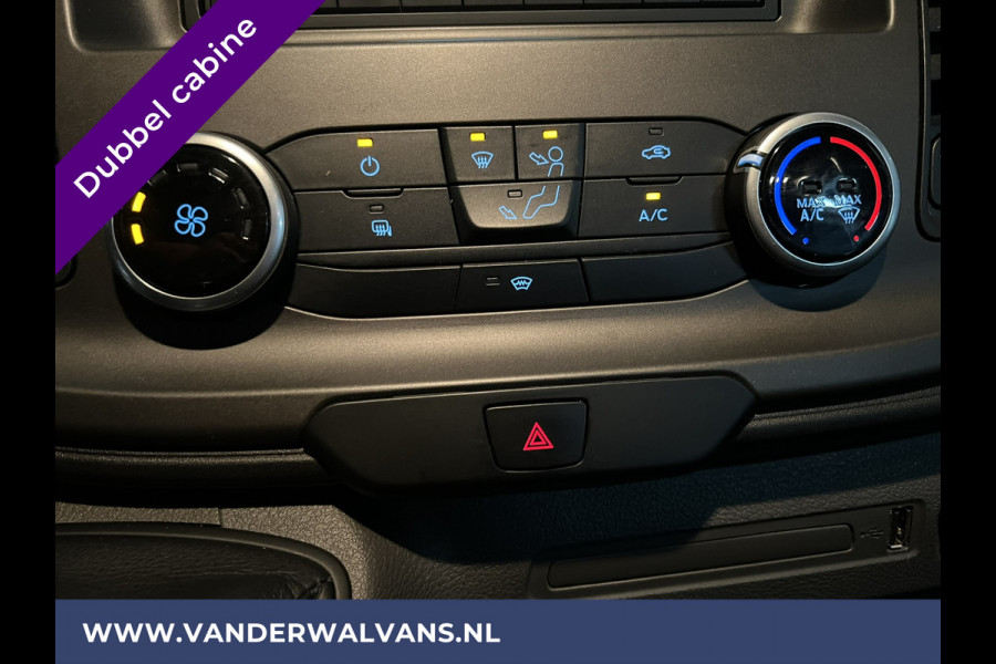 Ford Transit 2.0 TDCI 131pk L3H2 Dubbele Cabine Euro6 Airco | 6-Zits | LED | 2500kg Trekhaak | Cruisecontrol Verwarmde voorruit, Parkeersensoren