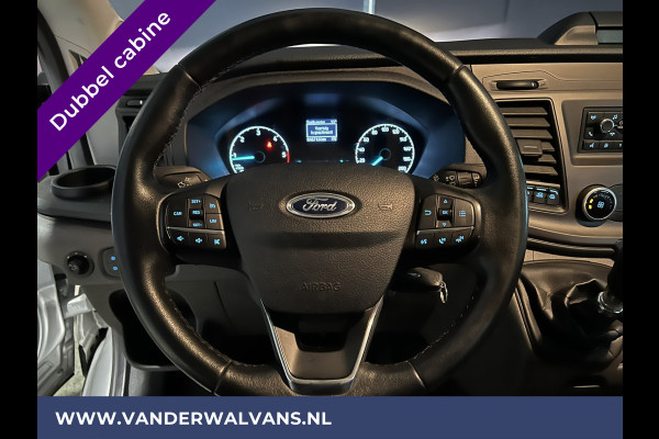 Ford Transit 2.0 TDCI 131pk L3H2 Dubbele Cabine Euro6 Airco | 6-Zits | LED | 2500kg Trekhaak | Cruisecontrol Verwarmde voorruit, Parkeersensoren