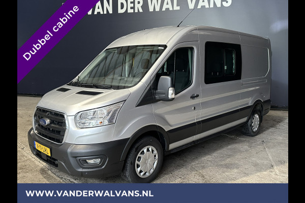 Ford Transit 2.0 TDCI 131pk L3H2 Dubbele Cabine Euro6 Airco | 6-Zits | LED | 2500kg Trekhaak | Cruisecontrol Verwarmde voorruit, Parkeersensoren