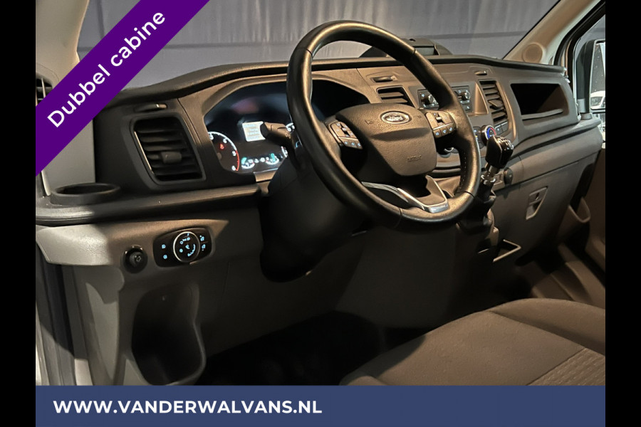 Ford Transit 2.0 TDCI 131pk L3H2 Dubbele Cabine Euro6 Airco | 6-Zits | LED | 2500kg Trekhaak | Cruisecontrol Verwarmde voorruit, Parkeersensoren
