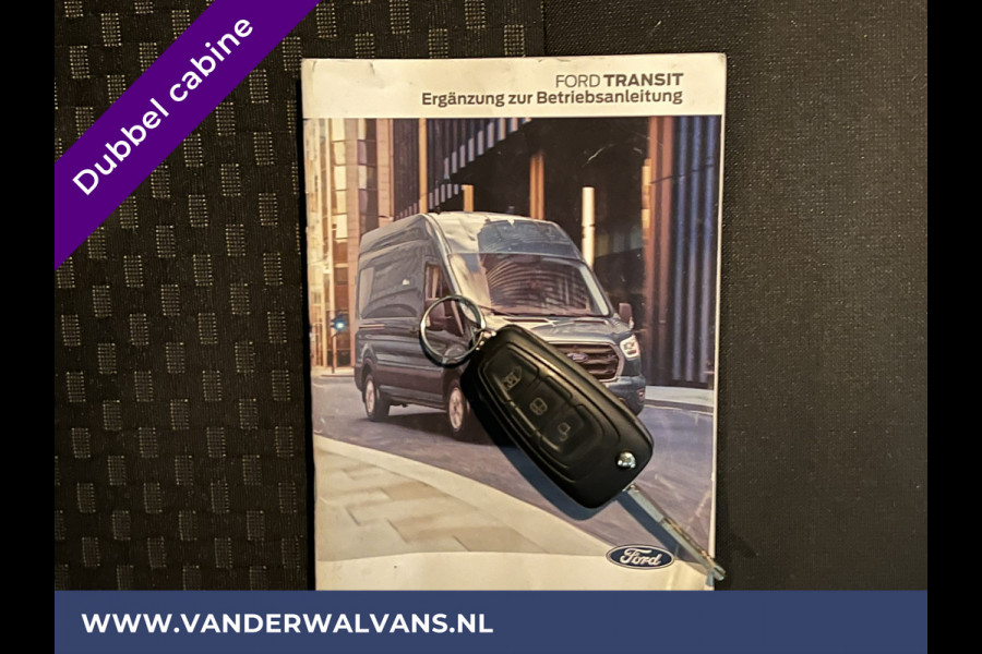 Ford Transit 2.0 TDCI 131pk L3H2 Dubbele Cabine Euro6 Airco | 6-Zits | LED | 2500kg Trekhaak | Cruisecontrol Verwarmde voorruit, Parkeersensoren