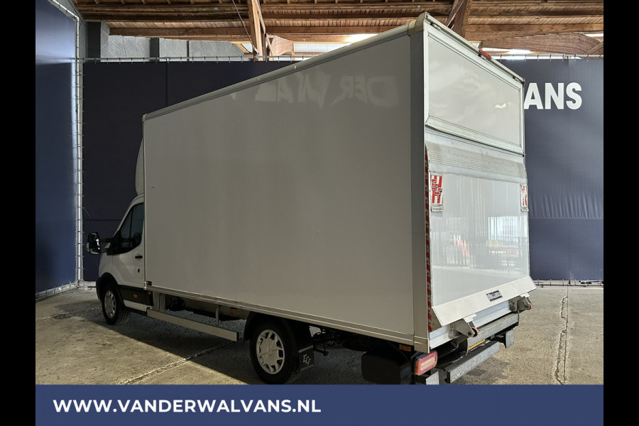 Ford Transit 2.0 TDCI 130pk Bakwagen 232cm Hoog Laadklep Zijdeur Euro6 Airco | Navigatie | Android Auto | Cruisecontrol Lat om Lat Betimmering, Stoelverwarming, Bijrijdersbank