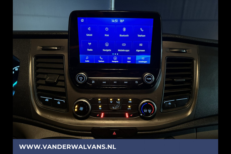 Ford Transit 2.0 TDCI 130pk Bakwagen 232cm Hoog Laadklep Zijdeur Euro6 Airco | Navigatie | Android Auto | Cruisecontrol Lat om Lat Betimmering, Stoelverwarming, Bijrijdersbank
