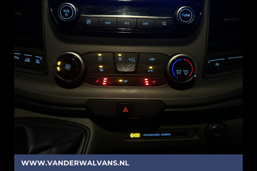 Ford Transit 2.0 TDCI 130 pk L3H2 Euro6 Airco | Camera | Navigatie | Android Auto | Cruisecontrol | Parkeersensoren Stoelverwarming, Verwarmde voorruit, Elektrisch verstelbare bestuurdersstoel, Bijrijdersbank