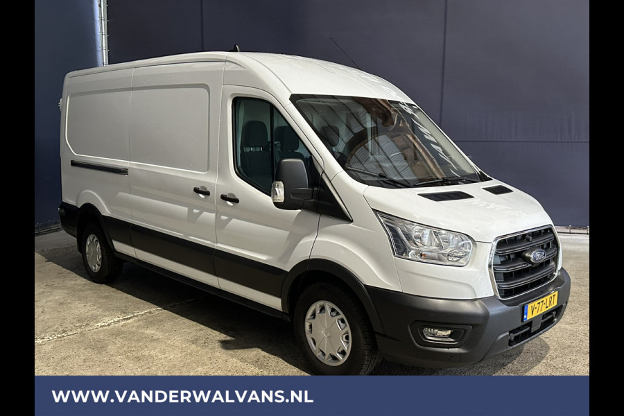 Ford Transit 2.0 TDCI 130 pk L3H2 Euro6 Airco | Camera | Navigatie | Android Auto | Cruisecontrol | Parkeersensoren Stoelverwarming, Verwarmde voorruit, Elektrisch verstelbare bestuurdersstoel, Bijrijdersbank
