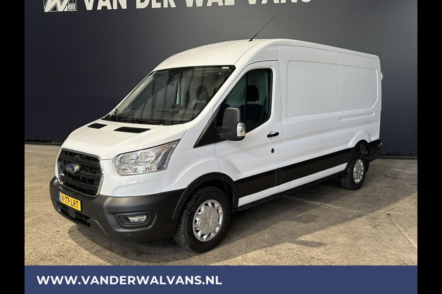 Ford Transit 2.0 TDCI 130 pk L3H2 Euro6 Airco | Camera | Navigatie | Android Auto | Cruisecontrol | Parkeersensoren Stoelverwarming, Verwarmde voorruit, Elektrisch verstelbare bestuurdersstoel, Bijrijdersbank