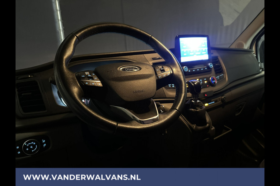 Ford Transit 2.0 TDCI 130 pk L3H2 Euro6 Airco | Camera | Navigatie | Android Auto | Cruisecontrol | Parkeersensoren Stoelverwarming, Verwarmde voorruit, Elektrisch verstelbare bestuurdersstoel, Bijrijdersbank