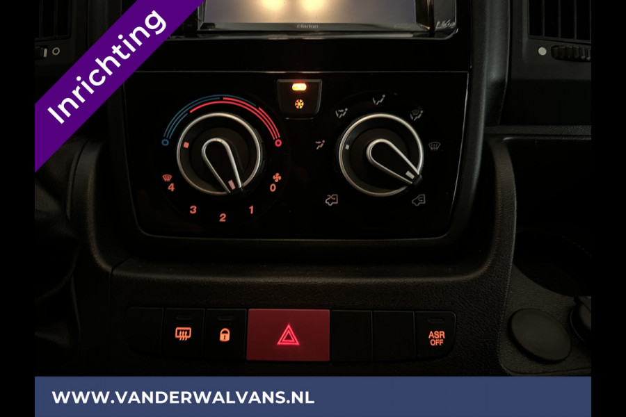 Fiat Ducato 3.0 NP 136 pk L4H2 Post NL inrichting Euro6 Airco | Camera | Navigatie | Sidebars | 270 Graden achterdeuren Schappen, Doorloopdeur