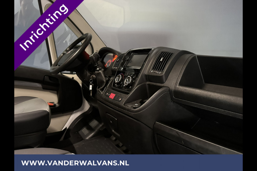 Fiat Ducato 3.0 NP 136 pk L4H2 Post NL inrichting Euro6 Airco | Camera | Navigatie | Sidebars | 270 Graden achterdeuren Schappen, Doorloopdeur