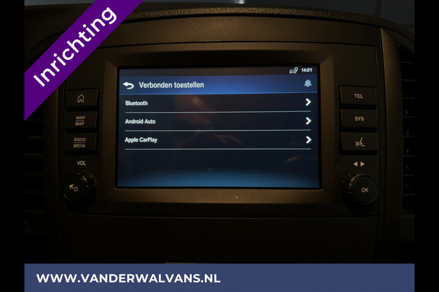 Mercedes-Benz Vito 116 CDI 163 pk L2H1 inrichting Euro6 Airco | Camera | Navigatie | Trekhaak | Apple Carplay Android auto, cruisecontrol, parkeersensoren