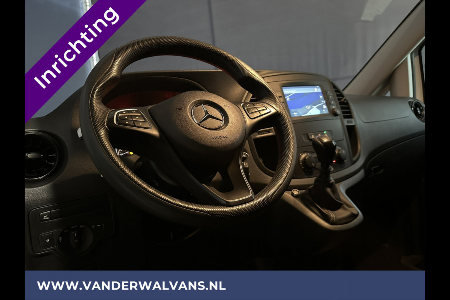 Mercedes-Benz Vito 116 CDI 163 pk L2H1 inrichting Euro6 Airco | Camera | Navigatie | Trekhaak | Apple Carplay Android auto, cruisecontrol, parkeersensoren