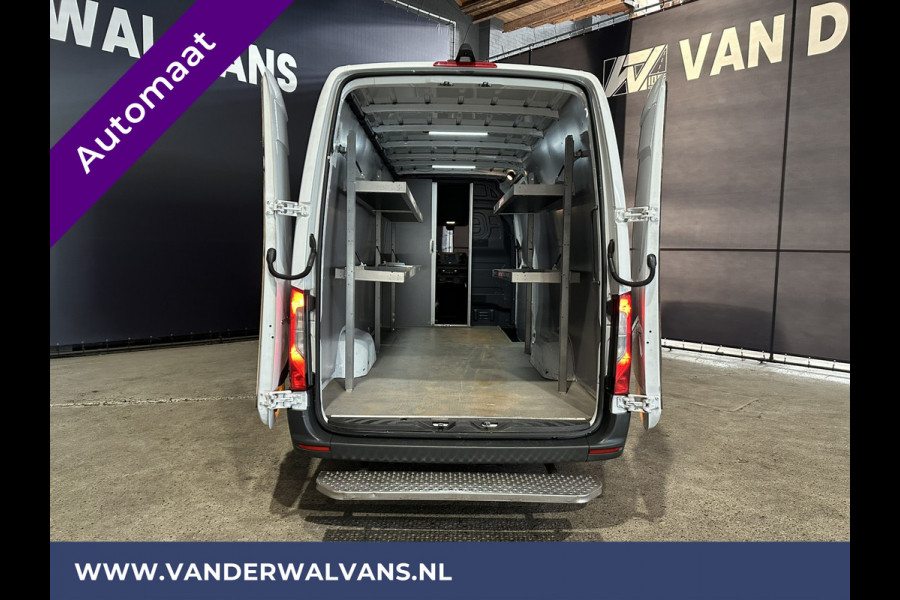 Mercedes-Benz Sprinter 311 CDI Automaat L3H2 *Post NL inrichting* Euro6 Airco | Camera | Apple Carplay | Android Auto Cruisecontrol, sidebars, 270 graden achterdeuren, schappen, doorloopdeur