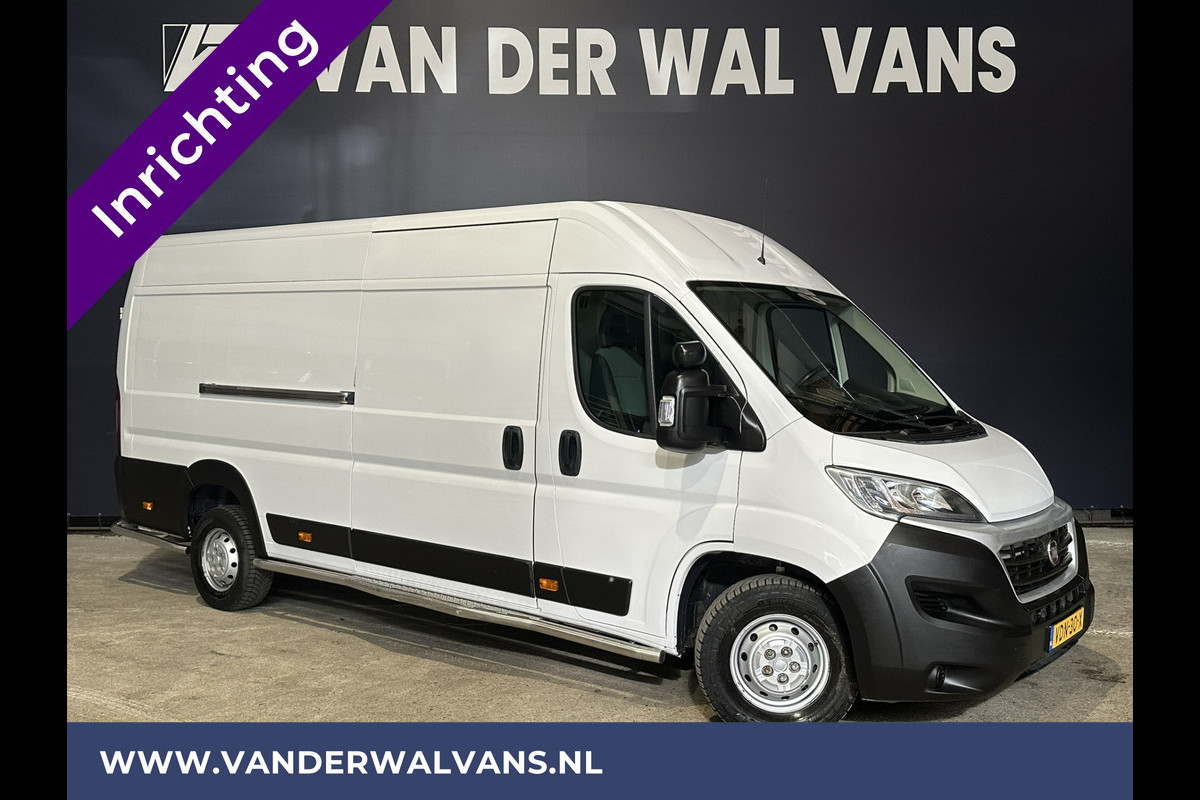 Fiat Ducato 3.0 NP 136 pk L4H2 Post NL inrichting Euro6 Airco | Camera | Navigatie | Sidebars | 270 Graden achterdeuren Schappen, Doorloopdeur Fiat Ducato 3.0 NP 136 pk L4H2 Post NL inrichting Euro6 Airco | Camera | Navigatie | Sidebars | 270 Graden achterdeuren Schappen, Doorloopdeur