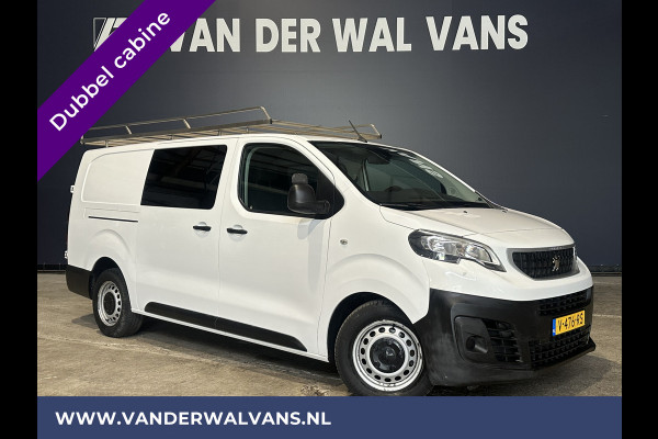 Peugeot Expert 2.0 BlueHDI 123pk L3H1 Dubbele Cabine Euro6 Airco | Imperiaal | Navigatie | 5-Zits Apple CarPlay, Android Auto, Cruisecontrol, Parkeersensoren, 2500kg trekvermogen