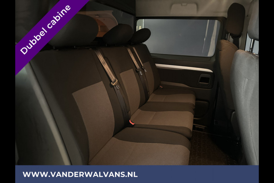 Peugeot Expert 2.0 BlueHDI 123pk L3H1 Dubbele Cabine Euro6 Airco | Imperiaal | Navigatie | 5-Zits Apple CarPlay, Android Auto, Cruisecontrol, Parkeersensoren, 2500kg trekvermogen