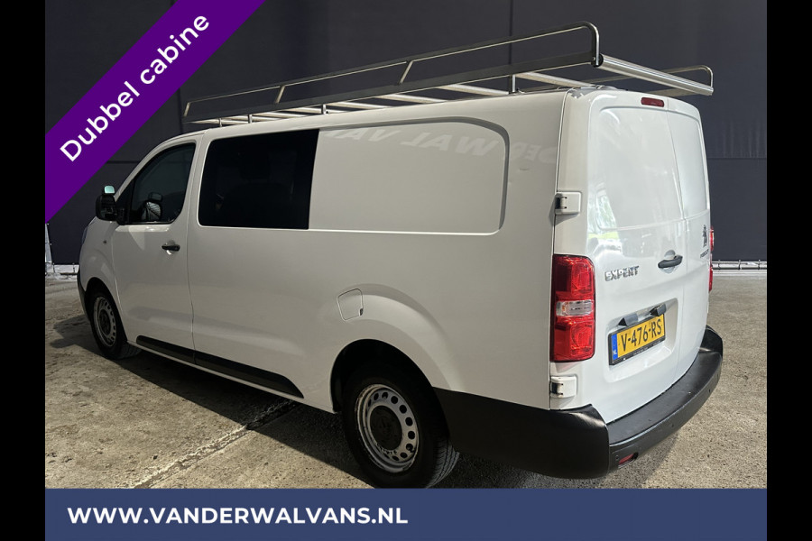 Peugeot Expert 2.0 BlueHDI 123pk L3H1 Dubbele Cabine Euro6 Airco | Imperiaal | Navigatie | 5-Zits Apple CarPlay, Android Auto, Cruisecontrol, Parkeersensoren, 2500kg trekvermogen