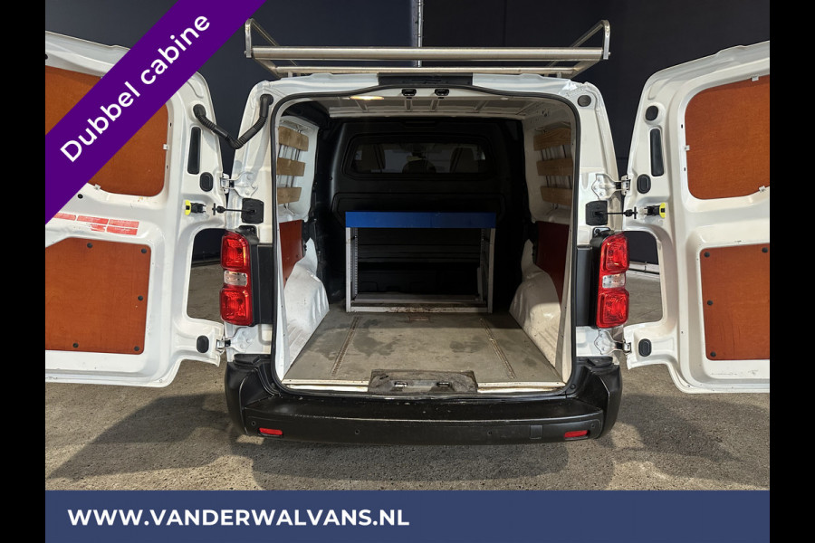 Peugeot Expert 2.0 BlueHDI 123pk L3H1 Dubbele Cabine Euro6 Airco | Imperiaal | Navigatie | 5-Zits Apple CarPlay, Android Auto, Cruisecontrol, Parkeersensoren, 2500kg trekvermogen