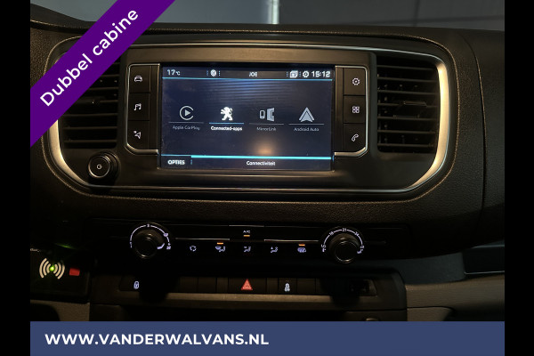 Peugeot Expert 2.0 BlueHDI 123pk L3H1 Dubbele Cabine Euro6 Airco | Imperiaal | Navigatie | 5-Zits Apple CarPlay, Android Auto, Cruisecontrol, Parkeersensoren, 2500kg trekvermogen