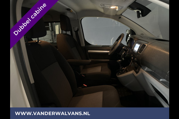 Peugeot Expert 2.0 BlueHDI 123pk L3H1 Dubbele Cabine Euro6 Airco | Imperiaal | Navigatie | 5-Zits Apple CarPlay, Android Auto, Cruisecontrol, Parkeersensoren, 2500kg trekvermogen