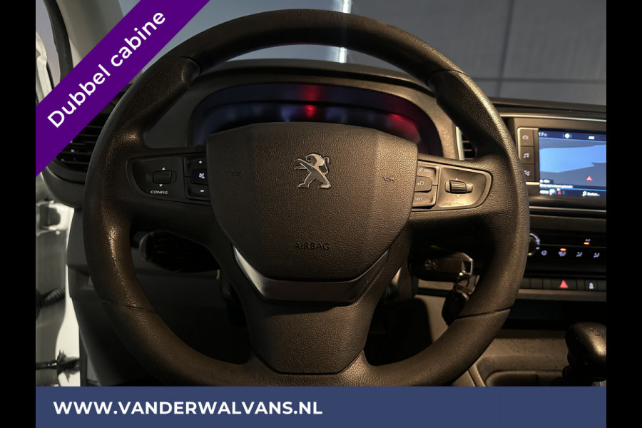 Peugeot Expert 2.0 BlueHDI 123pk L3H1 Dubbele Cabine Euro6 Airco | Imperiaal | Navigatie | 5-Zits Apple CarPlay, Android Auto, Cruisecontrol, Parkeersensoren, 2500kg trekvermogen