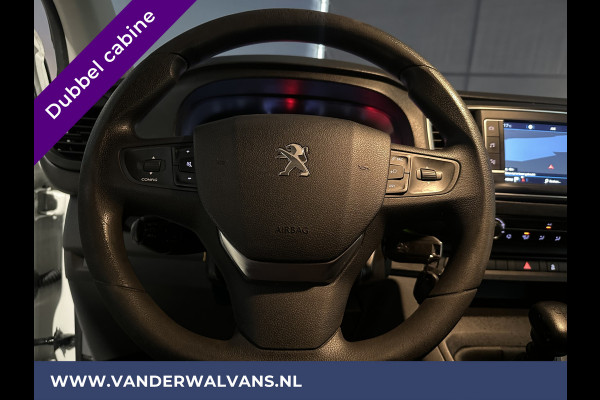 Peugeot Expert 2.0 BlueHDI 123pk L3H1 Dubbele Cabine Euro6 Airco | Imperiaal | Navigatie | 5-Zits Apple CarPlay, Android Auto, Cruisecontrol, Parkeersensoren, 2500kg trekvermogen