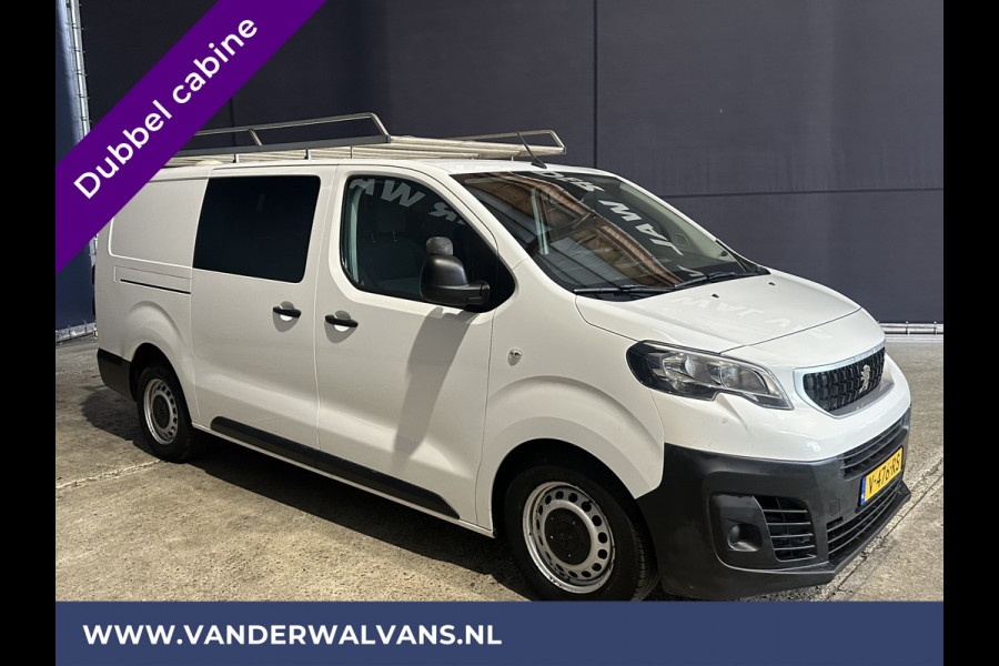 Peugeot Expert 2.0 BlueHDI 123pk L3H1 Dubbele Cabine Euro6 Airco | Imperiaal | Navigatie | 5-Zits Apple CarPlay, Android Auto, Cruisecontrol, Parkeersensoren, 2500kg trekvermogen