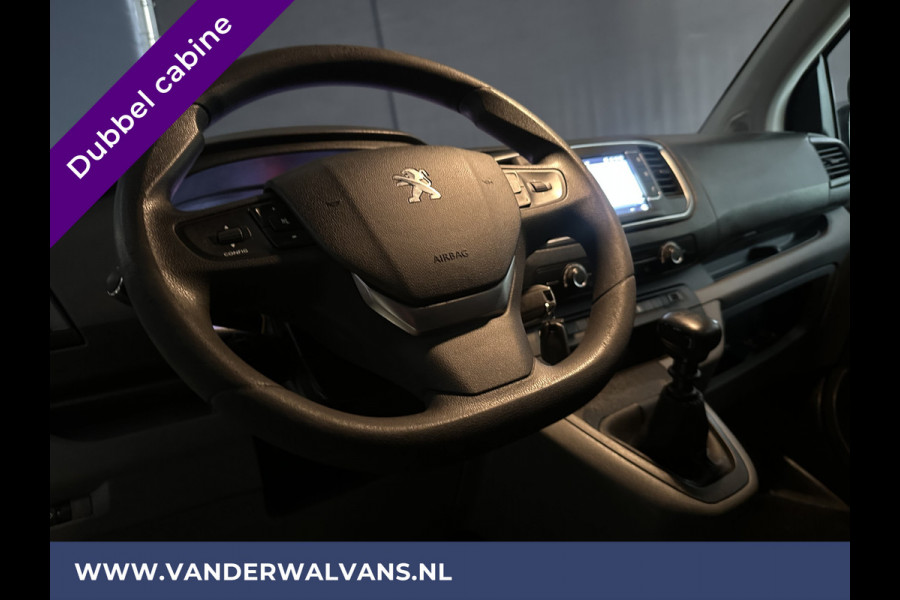 Peugeot Expert 2.0 BlueHDI 123pk L3H1 Dubbele Cabine Euro6 Airco | Imperiaal | Navigatie | 5-Zits Apple CarPlay, Android Auto, Cruisecontrol, Parkeersensoren, 2500kg trekvermogen