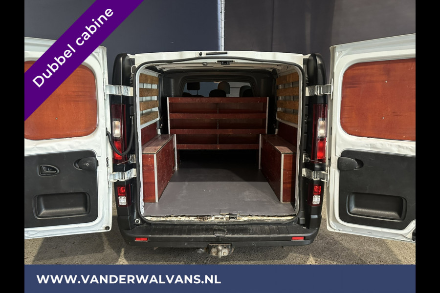 Renault Trafic 1.6 dCi L2H1 Dubbele cabine Euro6 Airco | 6-Zits | Navigatie | Cruisecontrol | Trekhaak | Parkeersensoren