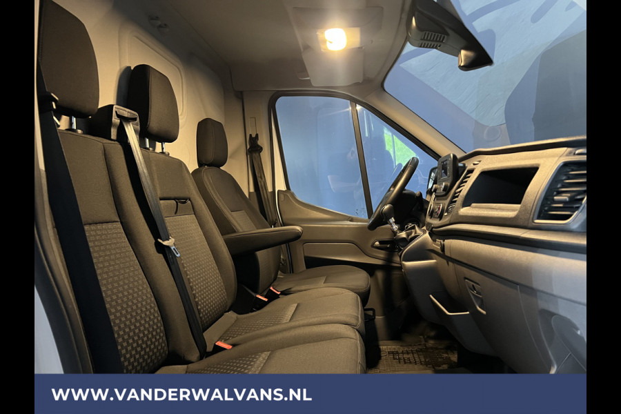Ford Transit 2.0 TDCI 131pk L4H3 Euro6 Airco | Camera | Cruisecontrol | Verwarmde voorruit Parkeersensoren, Bijrijdersbank