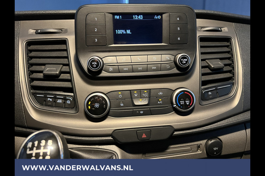 Ford Transit 2.0 TDCI 131pk L4H3 Euro6 Airco | Camera | Cruisecontrol | Verwarmde voorruit Parkeersensoren, Bijrijdersbank