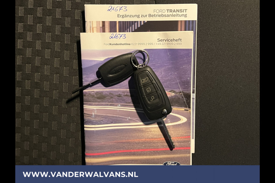 Ford Transit 2.0 TDCI 131pk L4H3 Euro6 Airco | Camera | Cruisecontrol | Verwarmde voorruit Parkeersensoren, Bijrijdersbank