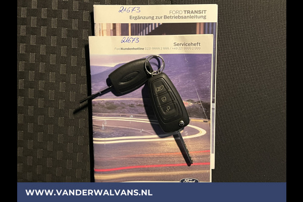 Ford Transit 2.0 TDCI 131pk L4H3 Euro6 Airco | Camera | Cruisecontrol | Verwarmde voorruit Parkeersensoren, Bijrijdersbank