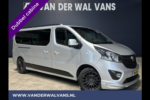 Opel Vivaro 1.6 CDTI 146pk L2H1 Dubbele Cabine Irmscher GT nr. 53/100 Euro6 Airco | Navigatie| Camera | 2x Zijdeur Trekhaak, LM Velgen, Cruisecontrol, 5-zits, Stoelverwarming, Dakdrager, Parkeersensoren