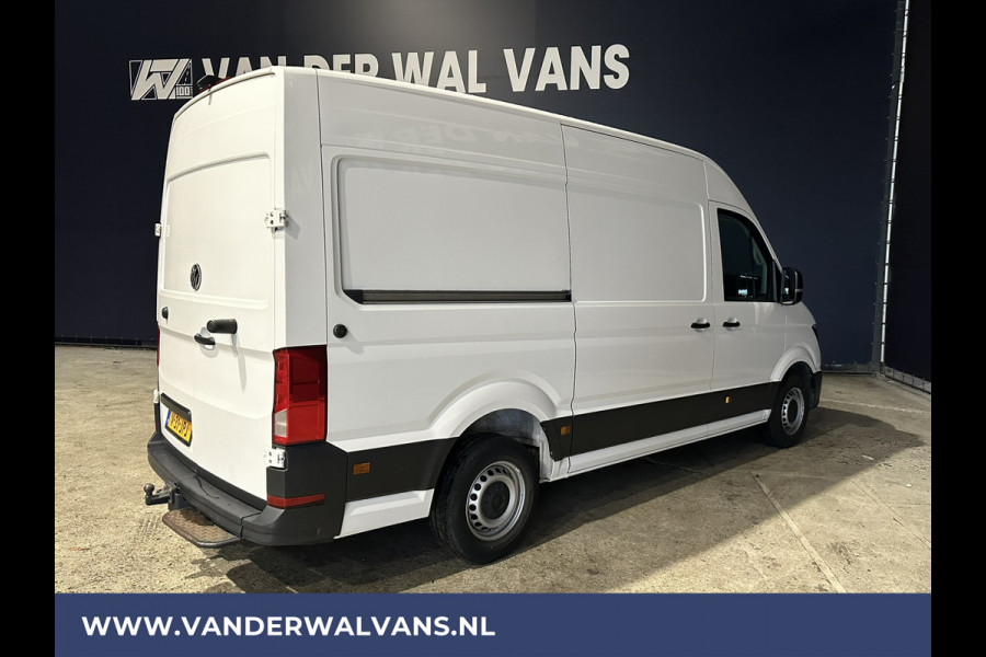 Volkswagen Crafter 2.0 TDI 140pk L3H3 L2H2 Euro6 Airco | 3000kg Trekhaak | Camera | Leder stuurwiel adaptieve cruisecontrol, stuurwielverwarming, chauffeursstoel, apple carplay, android auto