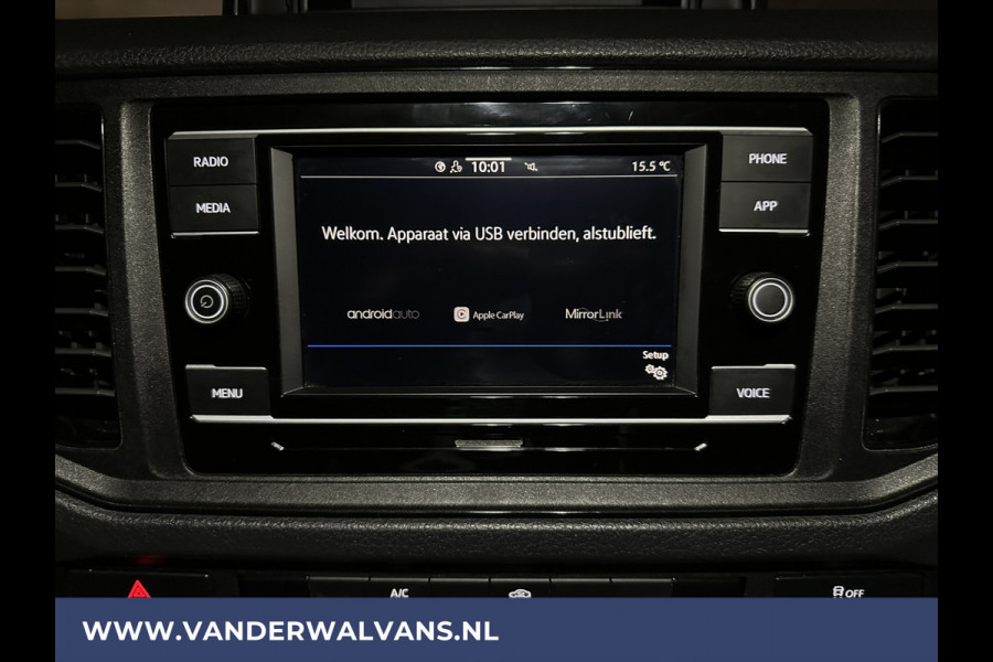 Volkswagen Crafter 2.0 TDI 140 pk L3H3 L2H2 Euro6 Airco | Camera | Apple Carplay | Android Auto Parkeersensoren, Bijrijdersbank