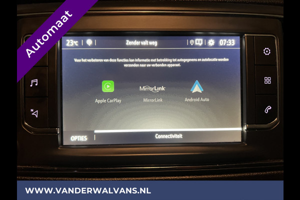 Opel Vivaro 2.0 CDTI 177pk Automaat L3H1 Euro6 # Airco | Camera | Apple Carplay | Android Auto Cruisecontrol, Parkeersensoren, Bijrijdersbank, 2500kg trekvermogen
