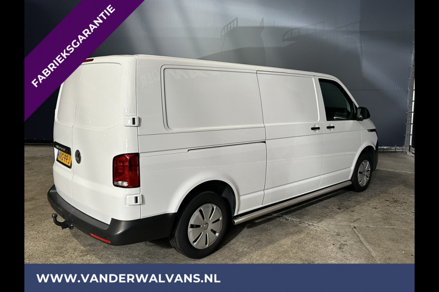 Volkswagen Transporter 2.0 TDI L2H1 Fabrieksgarantie Euro6 # Airco | Apple Carplay | Trekhaak | Cruisecontrol Android Auto, Parkeersensoren, Sidebars, Bijrijdersbank