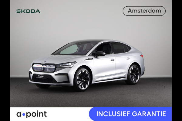 Škoda Enyaq Coupé 80 Sportline 204 pk Škoda Enyaq Coupé iV 80 Sportline 204 pk Canton Audio | Head up Display | Verwarmbare voorstoelen en achterbank | Crystal Face