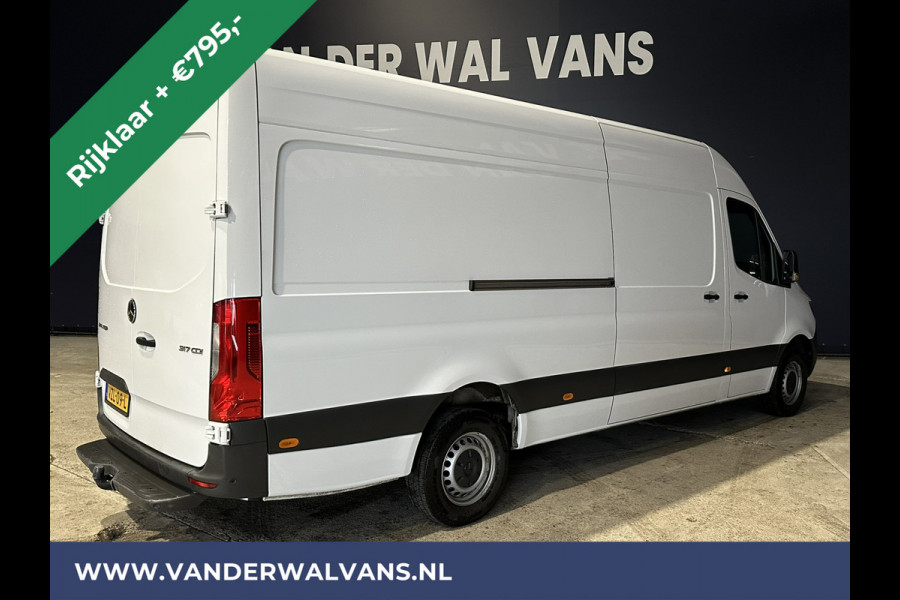 Mercedes-Benz Sprinter 317 CDI 170 pk L3H2 Euro6 RIJKLAAR Airco | MBUX | Camera | Navigatie | Trekhaak | Cruisecontrol Parkeersensoren, Bijrijdersbank, MBUX