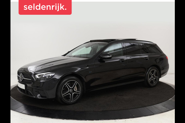 Mercedes-Benz E-Klasse 300de 4Matic AMG Night | Panoramadak | Trekhaak | Stoelverwarming | 360 camera | Adaptive cruise | Leder/Alcantara | Burmeseter | Matrix LED | Navigatie